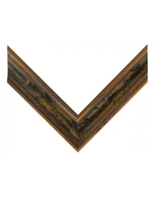 Κορνίζα ξύλινη 6 εκ. αντικέ καφέ μαύρο 184-630-086